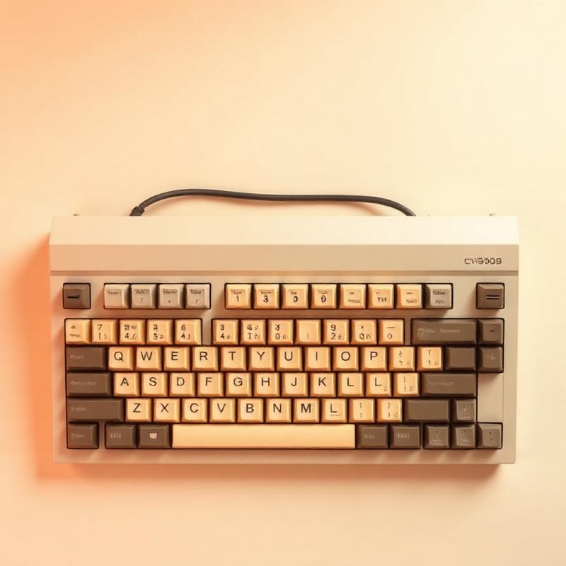Teclado mecánico vintage